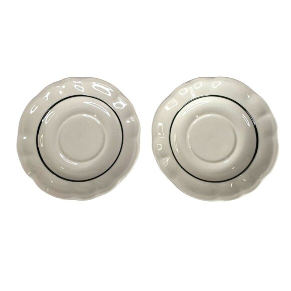 Pfaltzgraff Snow Village Mugs & Saucers Set Of 2 Christmas Angel Farm Barn VTG - Picture 11 of 13